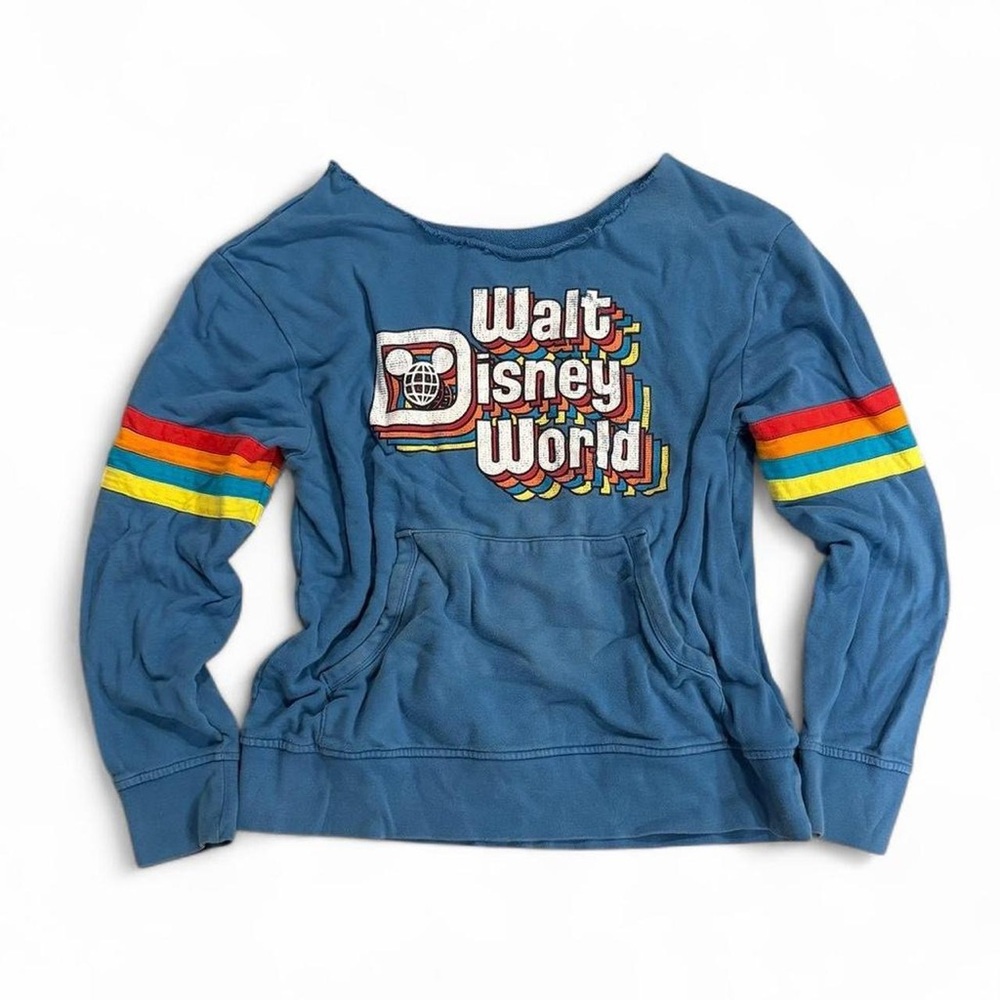 Official Walt Disney World Merch DIY cut off the shoulder sweatshirt